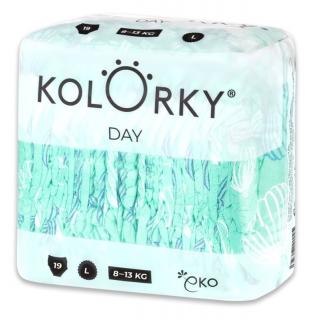 KOLORKY DAY - balóny - L (8-13 kg) - 19 ks - jednorázové ekoplienky