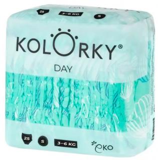 KOLORKY DAY - balóny - S (3-6 kg) - 25 ks - jednorázové ekoplienky