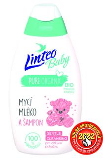 LINTEO BABY Detské umývacie mlieko Baby 425 ml