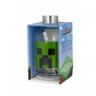 Luxusná sklenená fľaša MINECRAFT 620ml, 00444