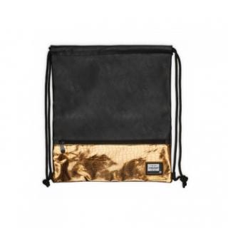 Luxusné koženkové vrecúško / taška na chrbát HEAD Black Gold, HD-352, 507019017