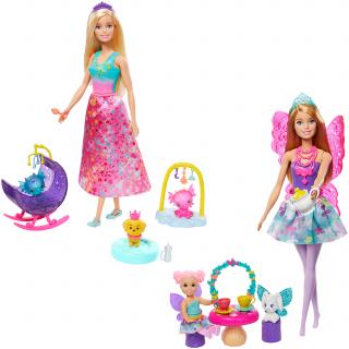 Mattel Barbie Rozprávkový herný set s bábikou Víla s krídlami
