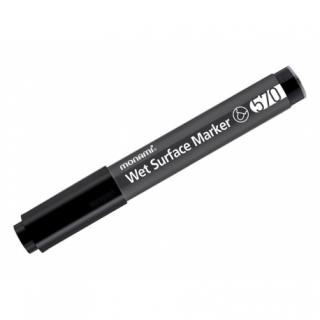 MONAMI® Permanentný popisovač na mokré povrchy,Wet Surface,  2mm, Čierny, 20801405020
