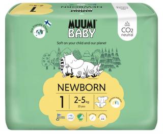 MUUMI Plienky jednorázové 1 Newborn 2-5kg 25ks Baby