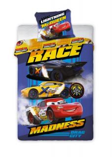 Obliečky Cars 3 Race 140/200, 70/90