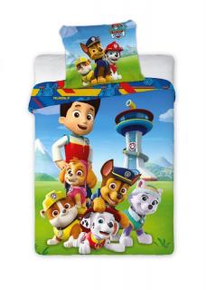 Obliečky do postieľky Paw Patrol parta 100/135, 40/60