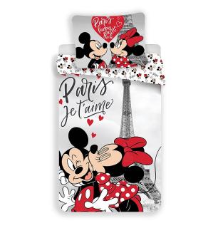 Obliečky Mickey a Minnie Paríž Eiffelova veža 140/200, 70/90