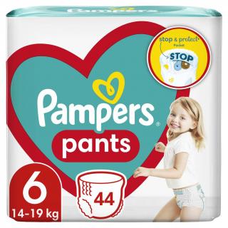 PAMPERS Nohavičky plienkové ActivePants 6 EXTRA LARGE 16+kg 44ks