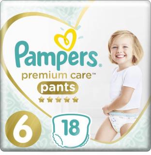 PAMPERS Nohavičky plienkové Premium Care Pants 6 EXTRA LARGE 16kg+ 18ks