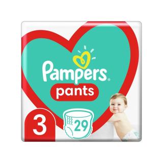PAMPERS Pants 3 (6-11 kg) 29 ks Carry pack - plienkové nohavičky