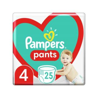 PAMPERS Pants 4 (9-15 kg) 25 ks Carry pack - plienkové nohavičky