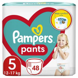 PAMPERS Pants 5, 48 ks (11-18 kg) JUMBO Pack - plienkové nohavičky