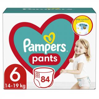 PAMPERS Pants 6 (15 kg+) 84 ks Extra Large Mega box - plienkové nohavičky