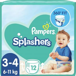 PAMPERS Plienky do vody Splashers 6-11kg 12ks