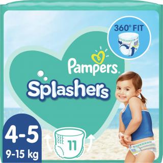 PAMPERS Plienky do vody Splashers 9-15kg 11ks