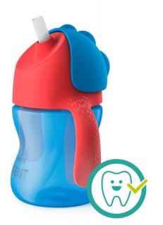 Philips AVENT Hrnček 200 ml Bendy s ohybnou slamkou chlapec