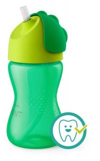 Philips AVENT Hrnček 300 ml Bendy s ohybnou slamkou chlapec