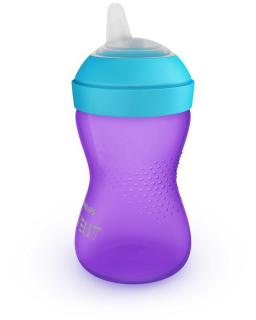 Philips AVENT Hrnček 300 ml Grippy s mäkkým náustkom dievča