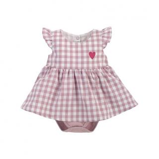 PINOKIO Šaty body Pink Sweet cherry veľ. 80