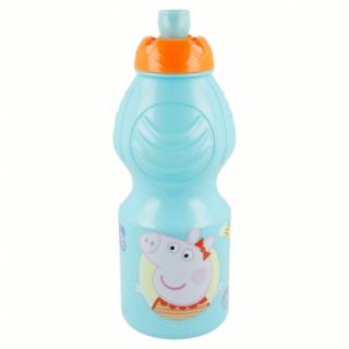 Plastová fľaša na pitie PEPPA PIG, 400ml, 13932