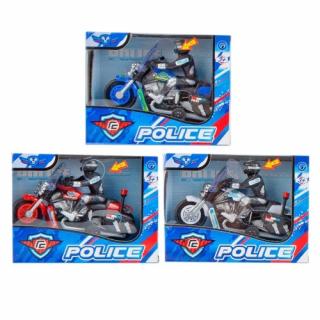 Policajná motorka pullback
