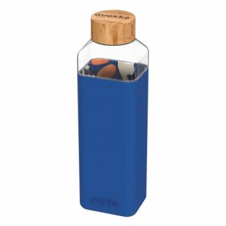QUOKKA STORM Sklenená fľaša so silikónovým povrchom ABSTRACT GARDEN, 700ml, 40023
