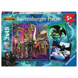 Ravensburger Ako si vycvičiť draka 3 3x49 d.