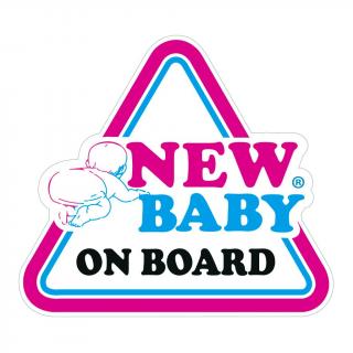 Samolepka na auto New Baby on board New Baby