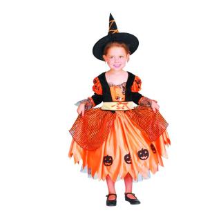 Šaty na karneval - Dyňová čarodejnica