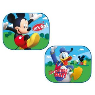Slnečná clona Mickey a Donald 2 ks (Slnečná clona do auta Mickey Mouse Klubík)