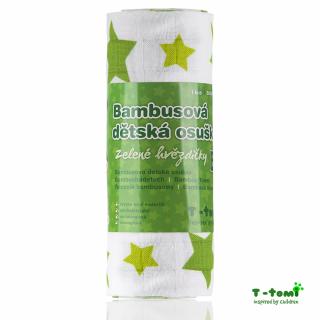 T-Tomi Bambusová osuška, zelené hviezdičky