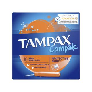 TAMPAX Compak Super Plus tampóny s aplikátorom 16 ks