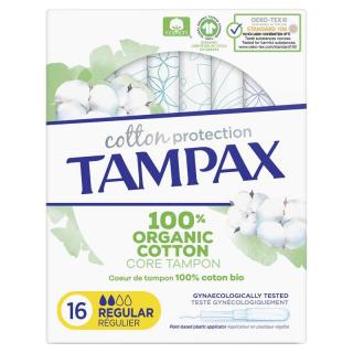 TAMPAX Cotton Protection Regular tampóny s aplikátorom 16 ks