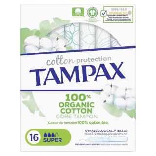 TAMPAX Cotton Protection Super tampóny s aplikátorom 16 ks