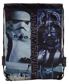 Taška na telocvik a prezúvky Star Wars Black 40 cm (detský sáčok na prezúvky)
