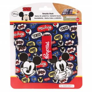 Textilné desiatové vrecúško MICKEY MOUSE Snack, 41005