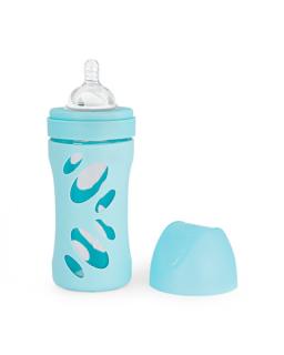TWISTSHAKE Fľaša dojčenská Anti-Colic sklenená 260 ml Pastelovo modrá