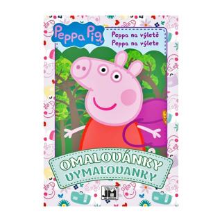 Vymaľovánka Peppa na výlete