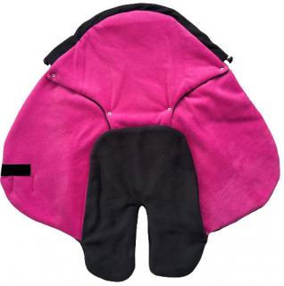 Zimná zavinovačka MELODY fleece - Antracit / fuchsia