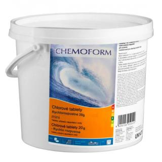 Chlórové tablety Chemoform MINI 20 g, balenie 3 kg