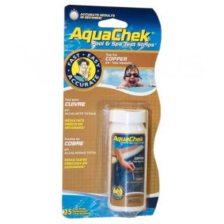 Prúžkový tester AquaChek 3v1 na pH, alkalinitu a meď