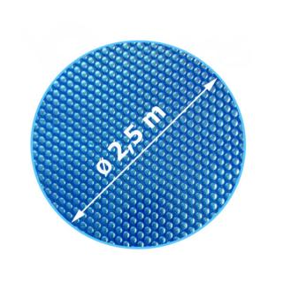 Solárna plachta modrá kruh priemer plachty 2,5 m