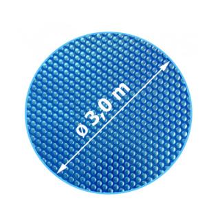 Solárna plachta modrá kruh priemer plachty 3 m
