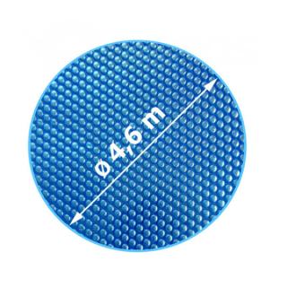 Solárna plachta modrá kruh priemer plachty 4,6 m