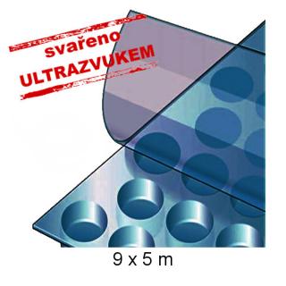 Solárna plachta modrá obdĺžnik 9 x 5 m 500 mic