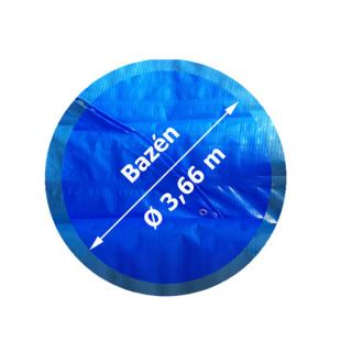 Zimná plachta modrá 4,8 m na kruhový bazén 3,6 m