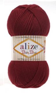 Alize Baby Best 390 - višňová (10% bambus, detská priadza)