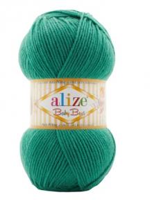 Alize Baby Best 623 - smaragdovozelená (10% bambus, detská priadza)