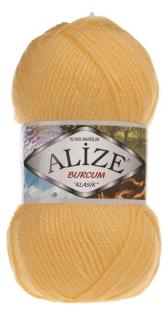 Alize Burcum Klasik 216 - žltá (akrylová priadza, 100g)