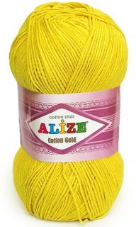 Alize Cotton Gold 110 - svetlá žltá (55% bavlna, detská priadza, na hračky)